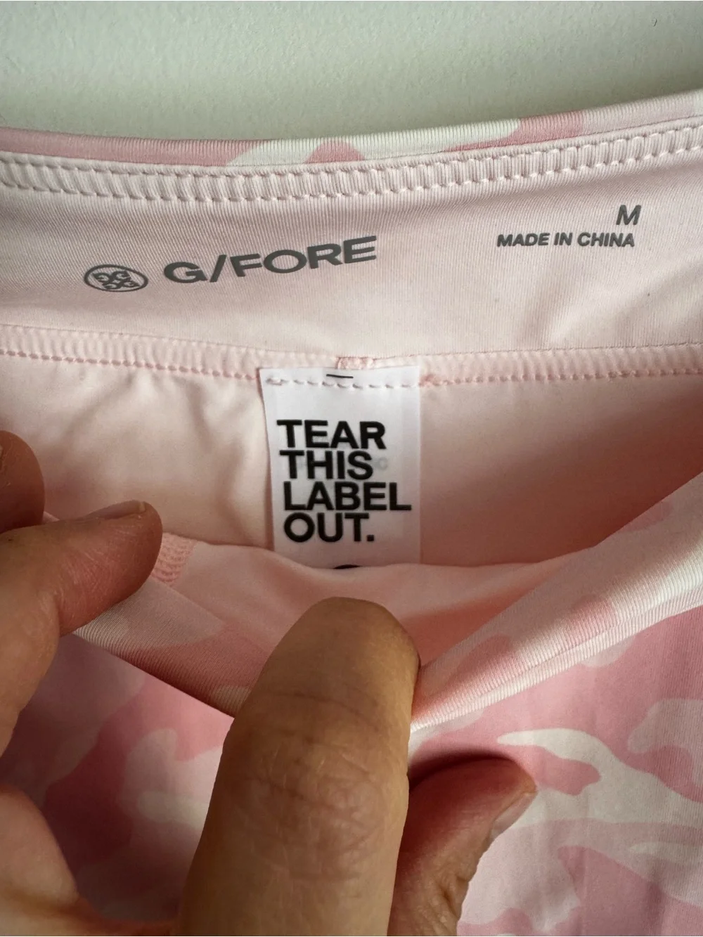 NEW G/Fore Women's Camo Silky Tech Nylon A-Line Golf Skort Pink medium